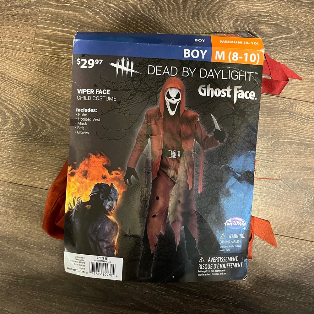 Viper Face Child Costume - Red